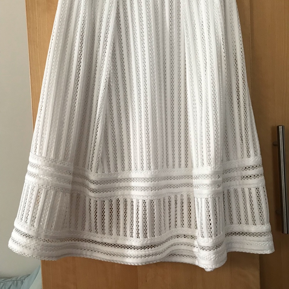 Detailed A-Line Midi Skirt